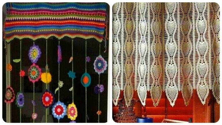 Adicionando Elegância Artesanal à sua Decoração com Cortinas de Crochê