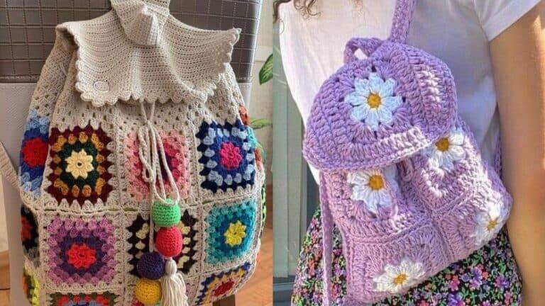 Explorando a Versatilidade das Mochilas de Crochê com Square: Inspirações e Vídeo Tutorial
