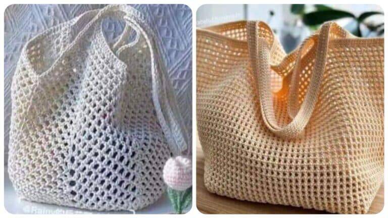 Explorando a Elegância e a Versatilidade das Bolsas em Crochê com Barbante