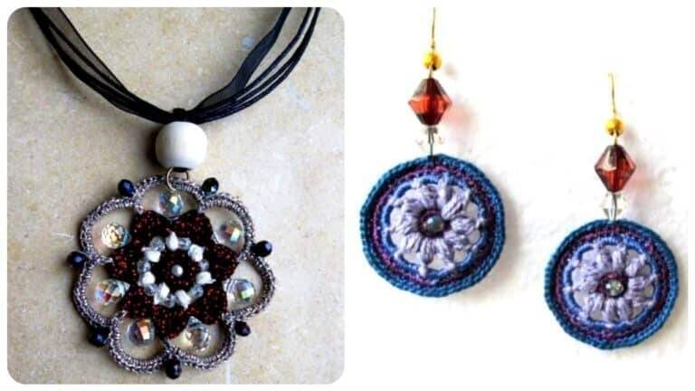 Delicadeza Artesanal: Brincos e Colares em Crochê para Elegância Atemporal