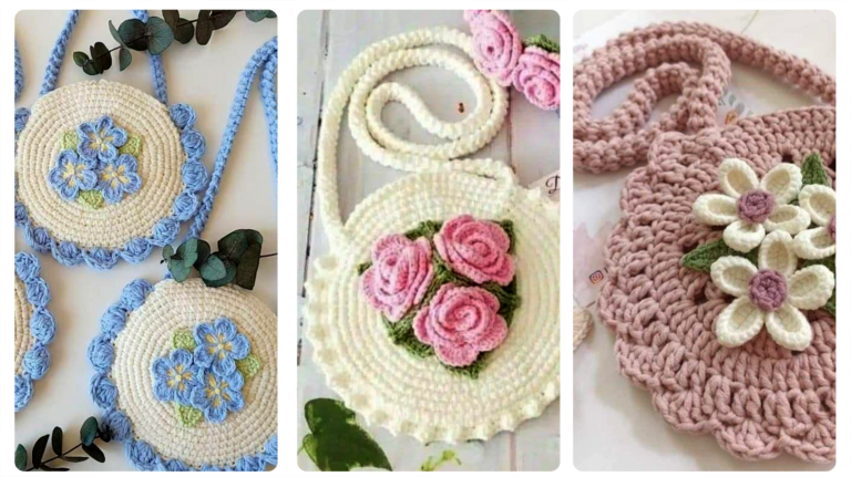 Bolsinhas de Crochê para Meninas: Charme e Delicadeza para Todas as Idades