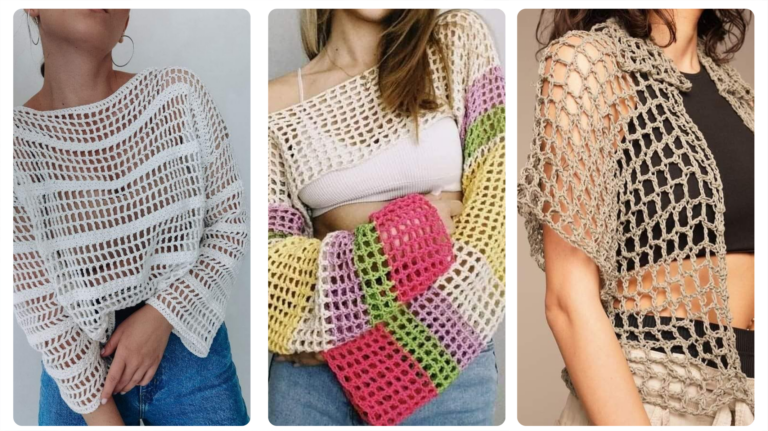 Crochê Moderno: Blusas para Arrasar no Outono Inverno 2024