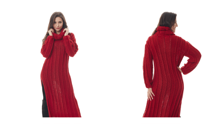 Receita Vestido de Tricô para o Inverno