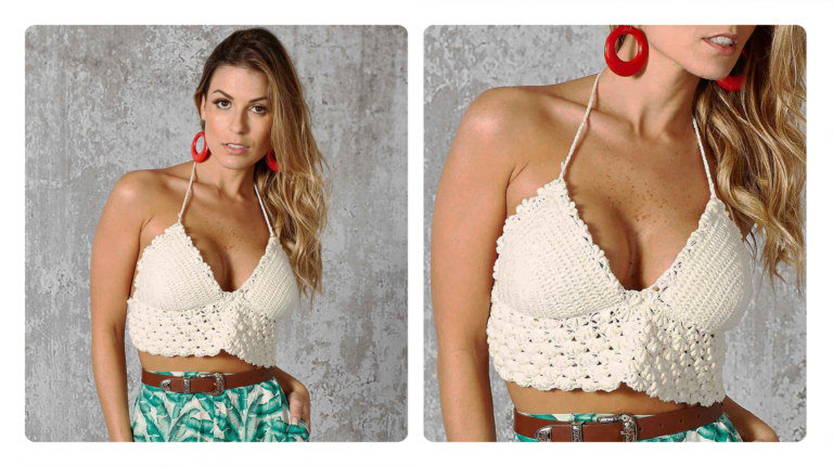 Receita Cropped de Crochê Tradicional: Elegância Atemporal e Versatilidade