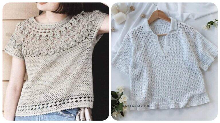 Blusas de Crochê: A Elegância Atemporal das Peças Feitas à Mão
