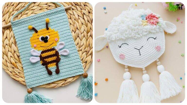Descubra a Beleza Artesanal e Versatilidade das Flâmulas de Crochê na Decoração!