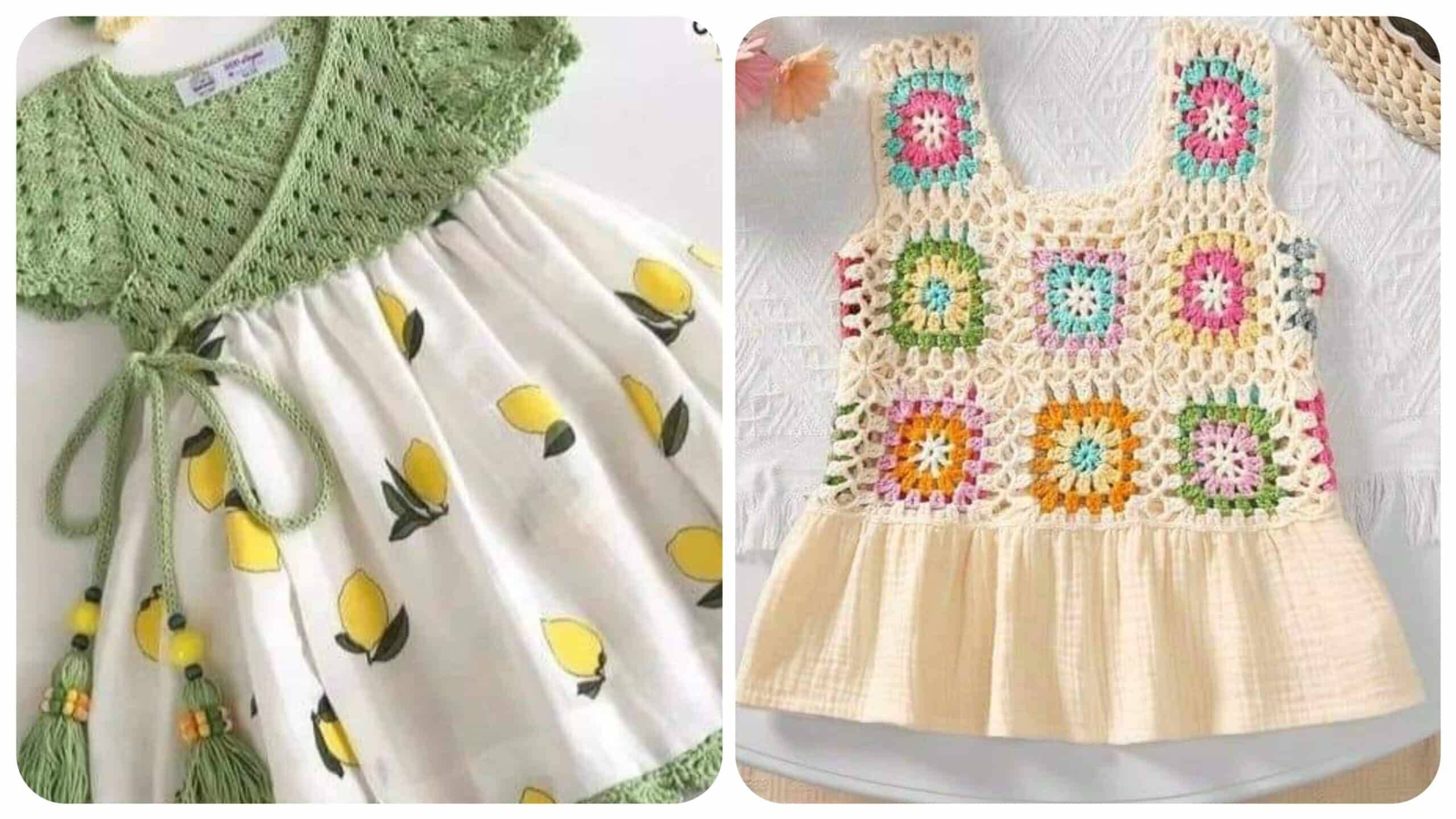 Moda Infantil em Crochê: Vestidos e Blusas Feitos à Mão com Amor e Estilo