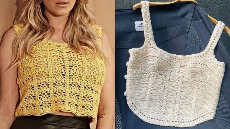 13 Blusas em Crochê: O Toque de Elegância e Versatilidade que Você Precisa no Guarda-Roupa