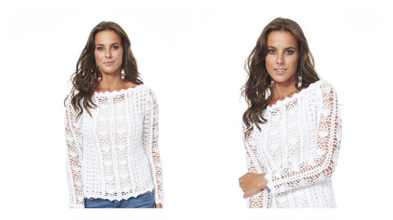 Receita Blusa de Crochê Branca