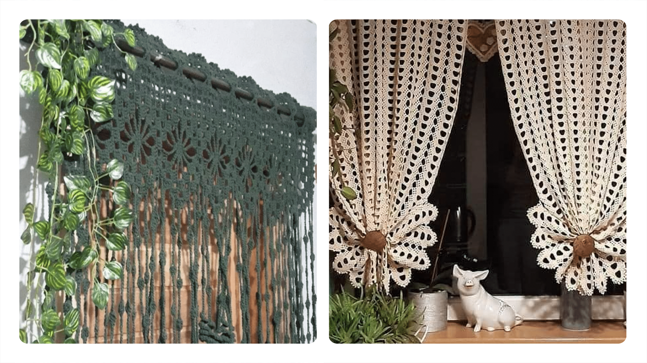 O Charme das Cortinas de Crochê: Como Escolher e Combinar no Ambiente