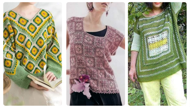 Blusas de Crochê para o Outono/Inverno: Tendências e Inspirações
