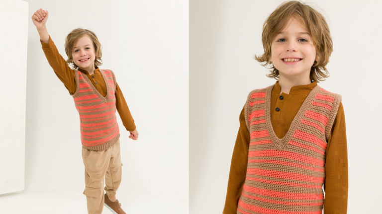 Receita Colete de Tricô Infantil Goiabada: Conforto e Estilo para os Pequenos