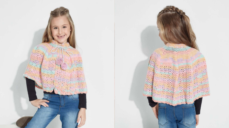 Receita Pelerine de Crochê Infantil: Elegância e Conforto para os Pequenos