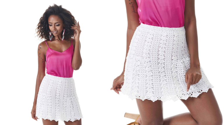 Receita Saia Branca de Crochê Fashion: Elegância e Estilo para Todas as Ocasiões