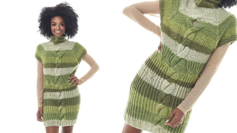 Receita Vestido de Tricô Colorpull: Estilo e Conforto em Uma Peça Única