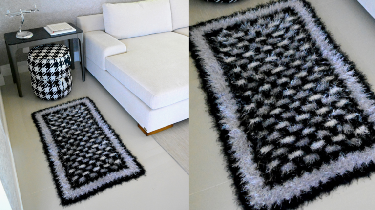 Receita Tapete de Crochê Retangular Clássico: Elegância e Tradição em Cada Ponto