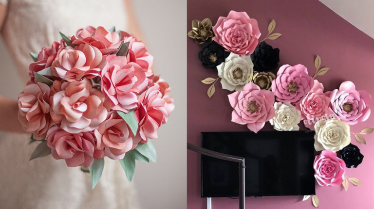 Artesanato com Flores de Papel para Decoração: Elegância e Criatividade