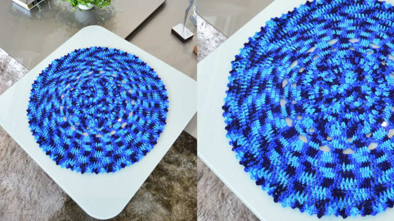 Receita Centro de Mesa em Crochê Pacífico: Elegância e Tradição
