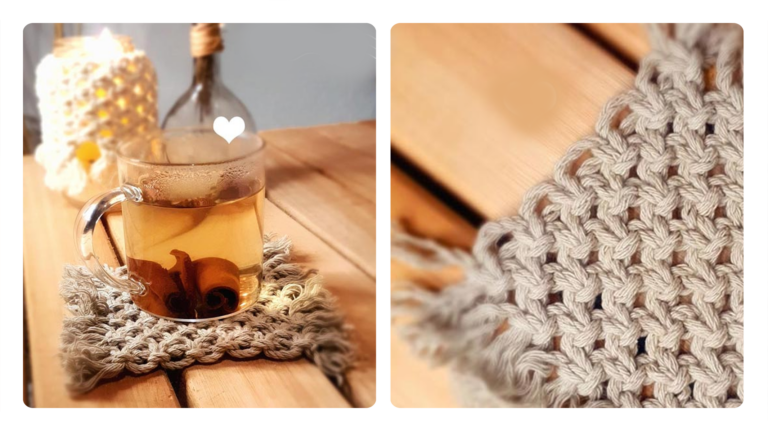 Aprenda a Arte do Macramê: Receita Porta-Copos Macramê