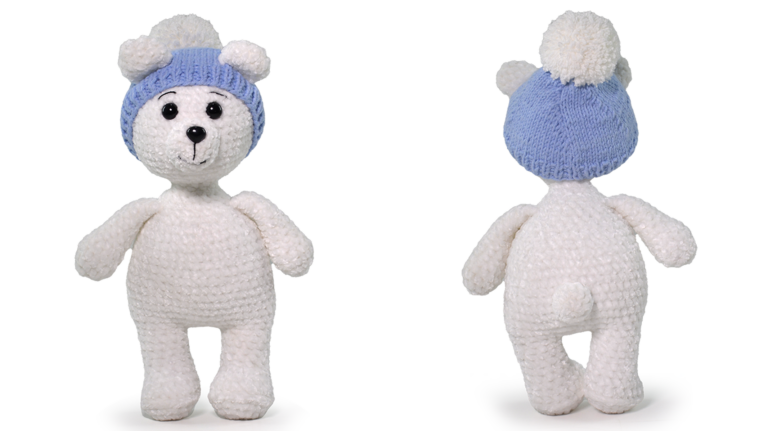 Amigurumi de Crochê Ursinho Polar: A Fofura em Forma de Arte