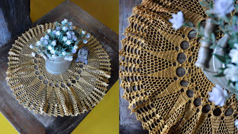 Receita Toalha de Crochê Redonda Grega: Elegância e Tradição em Cada Detalhe