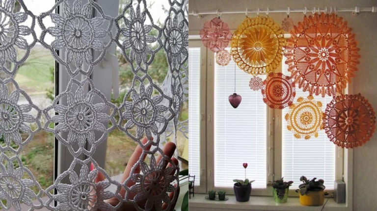 Cortinas de Crochê para Decorar sua Casa