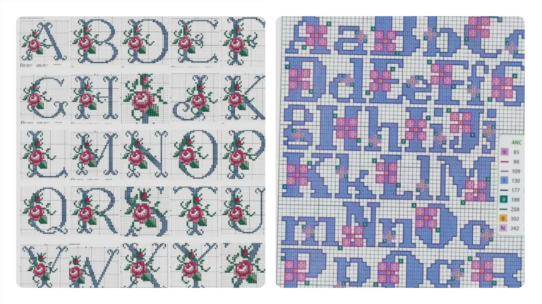 Aprenda a Dominar a Arte Secreta dos Monogramas Mágicos em Ponto Cruz!