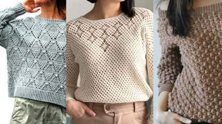Blusas de Crochê com Detalhes: Um Toque de Elegância Artesanal