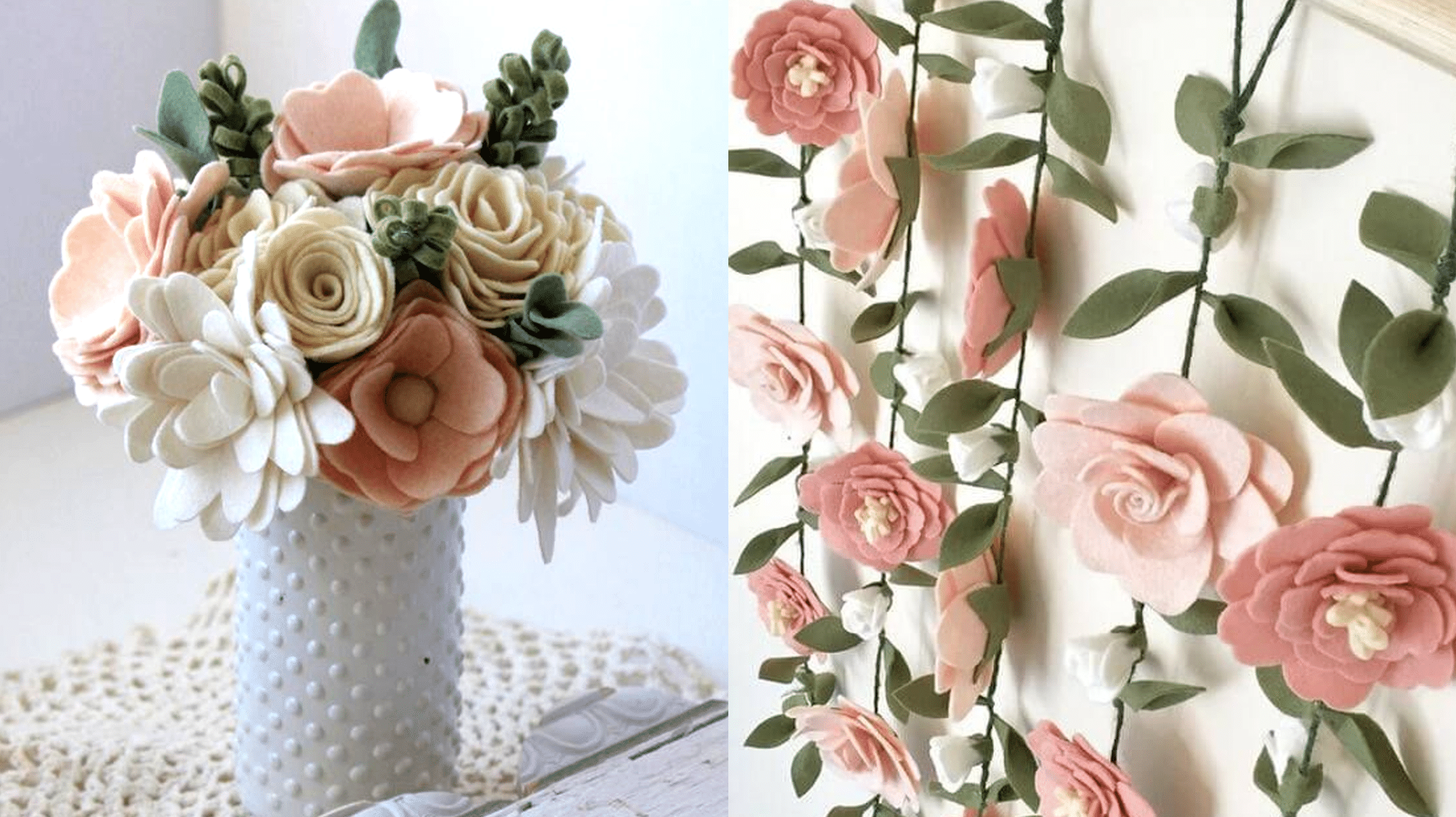 9 Flores em Feltro para Diversas Finalidades: Beleza e Versatilidade em Suas Criações