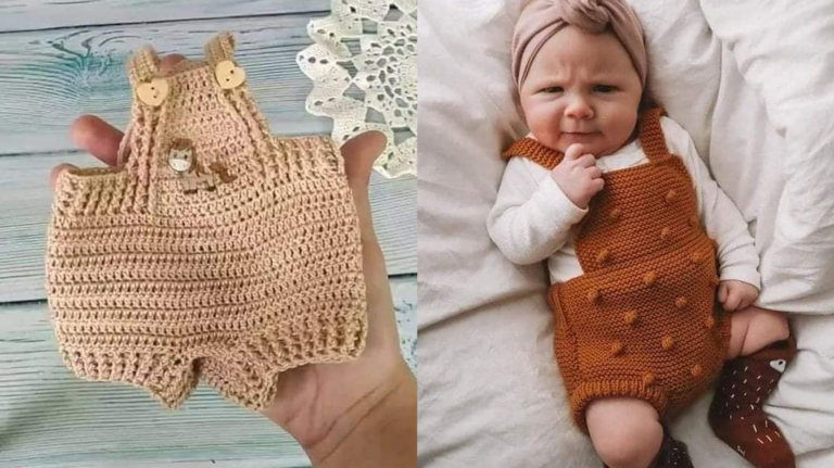 Macacãozinho de Crochê Infantil: Conforto e Estilo para os Pequenos