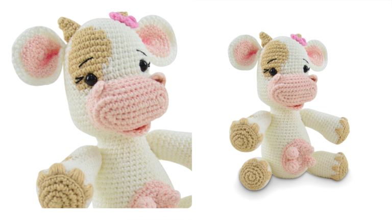 Receita Amigurumi de Crochê Vaquinha Sofi: Um Charme Único para sua Coleção