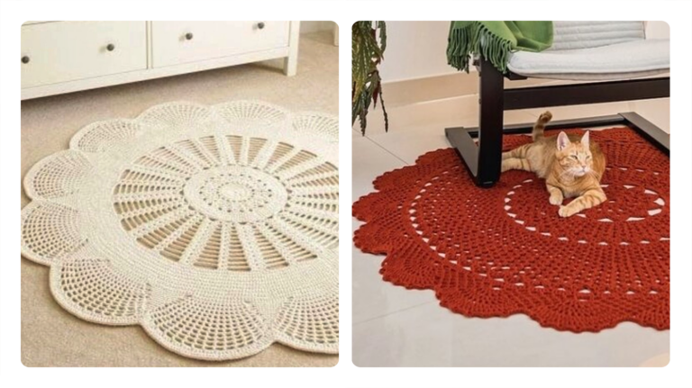 15 Tapetes de Crochê que Vendem Muito! Toque Aconchegante e Decoração Exclusiva