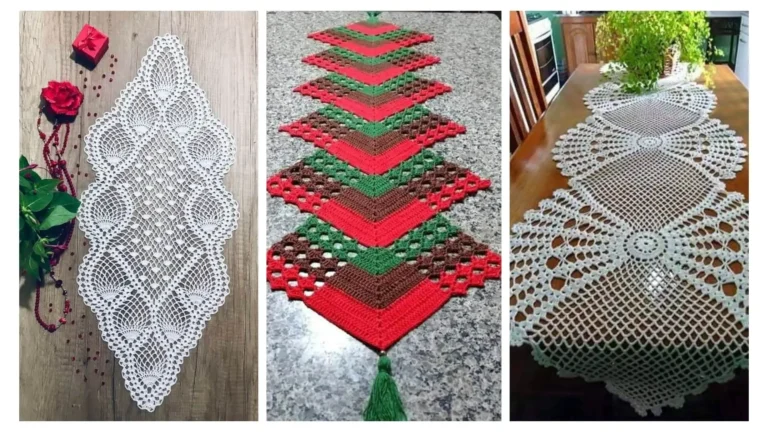 30 Trilhos de Mesa de Crochê Simples e Fácil: Adicione Charme à Sua Casa