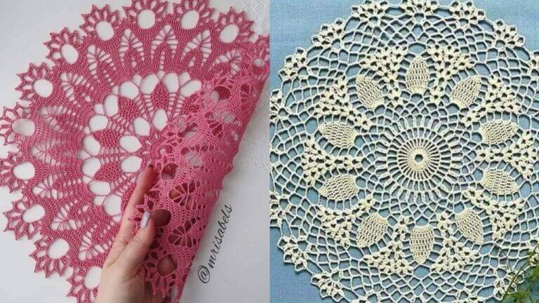 Centros de Mesa Redondos em Crochê: Beleza e Sofisticação na Decoração