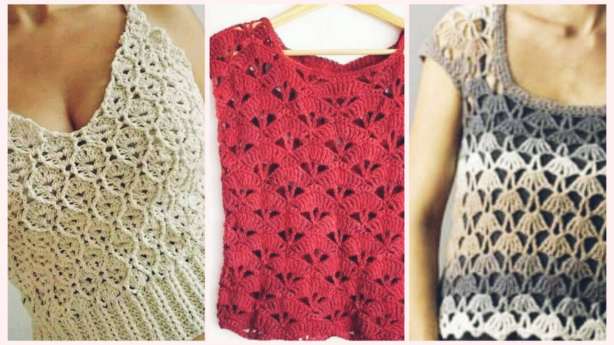 Blusas de Crochê Fácil: Passo a Passo e Gráficos para Criar a Sua