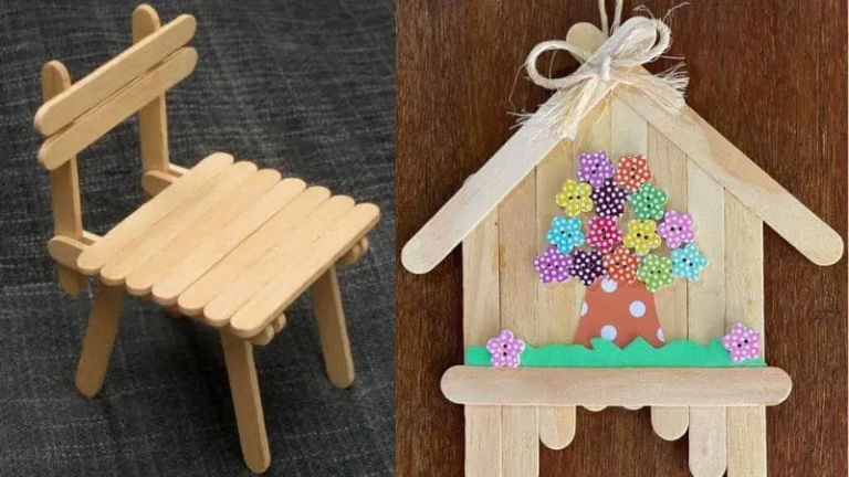 Incríveis Criações com Palitos de Picolé: Descubra a Magia do Artesanato
