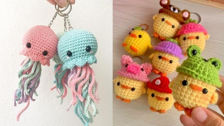 Chaveiros de Crochê com a Técnica Amigurumi: Crie Acessórios Únicos e Divertidos