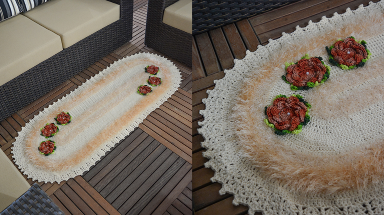 Tapete de Crochê Marfim: Elegância e Conforto para Qualquer Ambiente