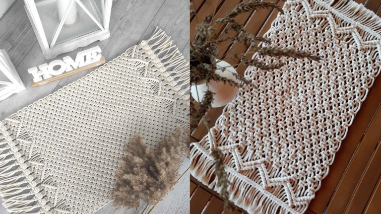 Tapetes de Macramê: O Toque que Faltava para Sua Decoração