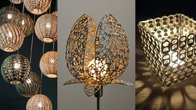 DIY Ideias para Luminária Feitas com Lacre de Latinha: Transforme Seu Espaço com Criatividade e Sustentabilidade