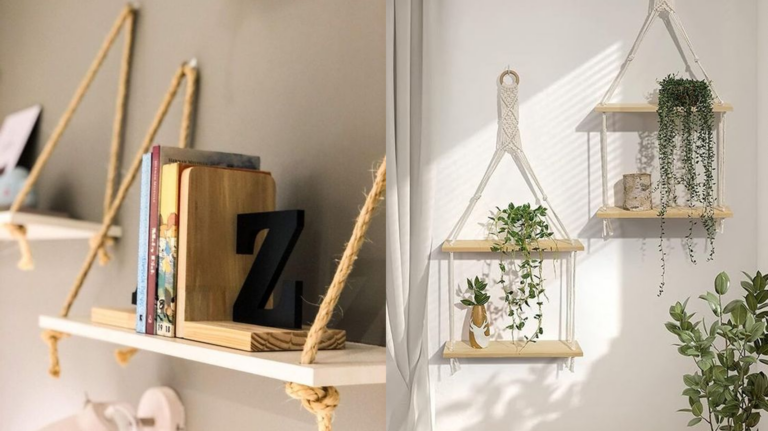 Decoração Funcional e Estilosa: Prateleira de Corda