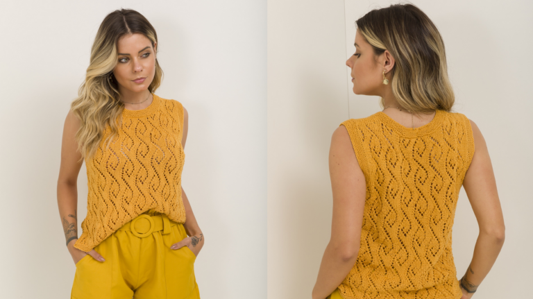Receita Blusa de Tricô Amarela: A Peça Essencial para Iluminar Seu Guarda-Roupa