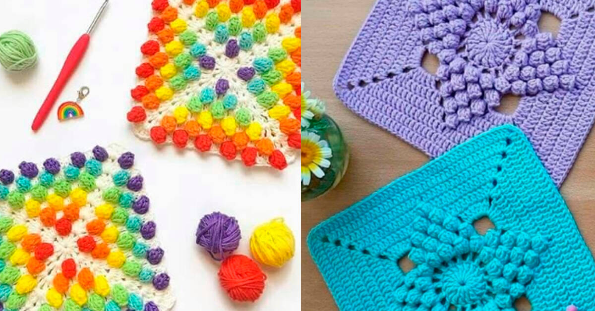 Squares de Crochê: Transforme Quadrados e Círculos em Arte