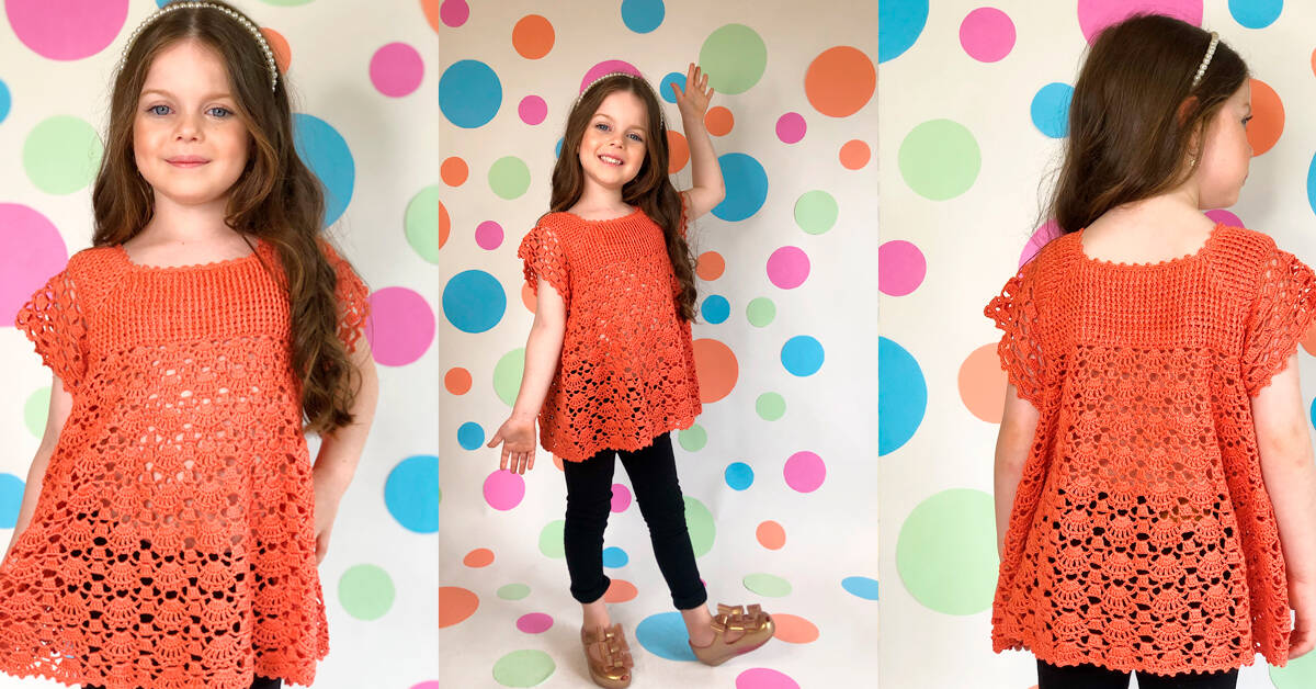 Como Fazer um Vestido de Crochê Infantil e Alegrar Suas Crianças