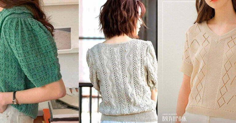 Blusas de Crochê com Gráficos: Ideias Lindas de Artesanato