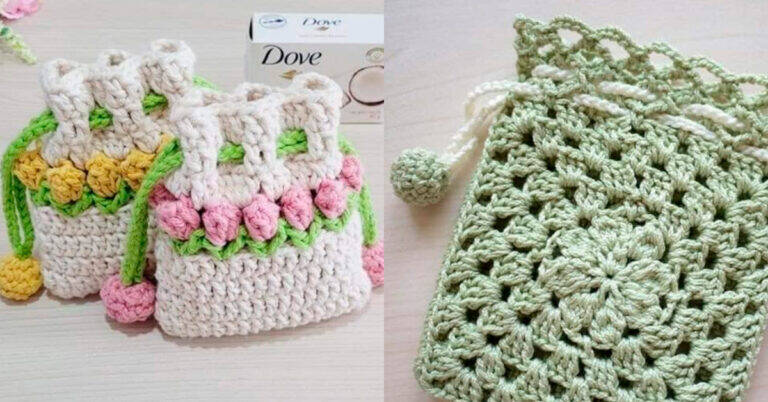 Crie Bolsinhas com Squares de Crochê: Ideias Ideias Fáceis