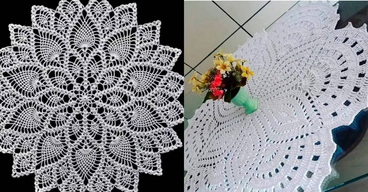 Centros de Mesa em Crochê: Modelos Sofisticados para Sua Casa