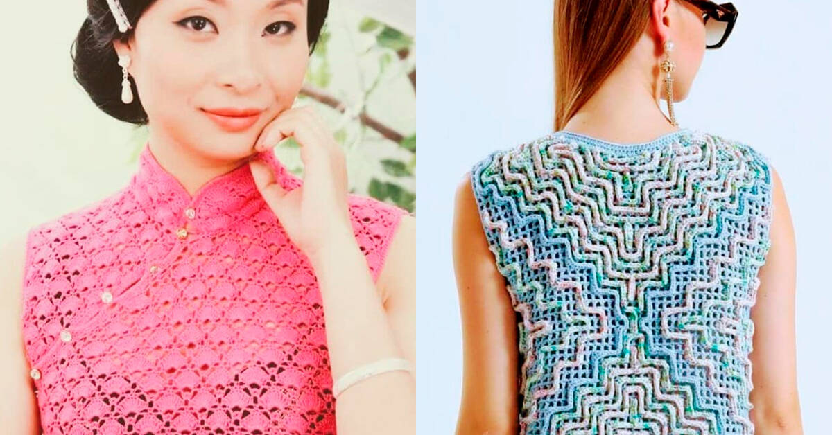 Vestidos de Crochê com Textura: Como Fazer Peças Elegantes