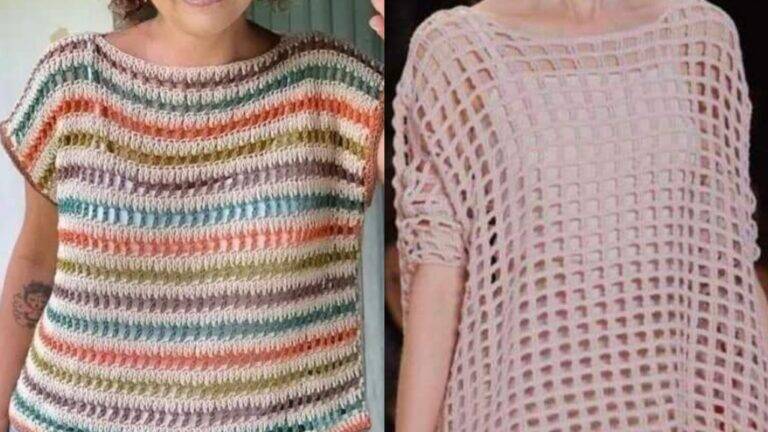 Blusinhas Frescas de Crochê: O Item Indispensável do Verão