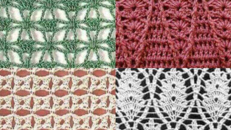 50 Pontos de Crochê Diferentes para Criar Peças Incríveis  
